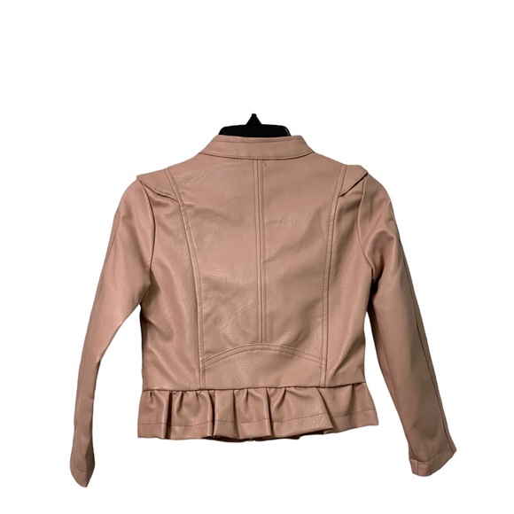 Little girls pink Moto jacket - Picture 2 of 9